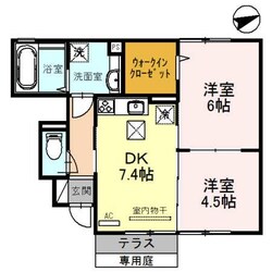 ボン セジュール 北野の物件間取画像